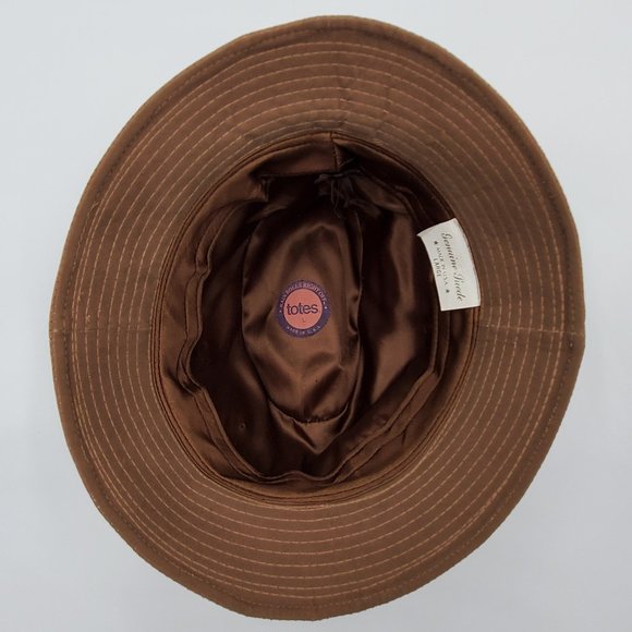 totes Suede Fedora - Picture 10 of 11